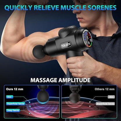 Massage Gun, Deep Tissue Back Massage for Athletes for Pain Relief